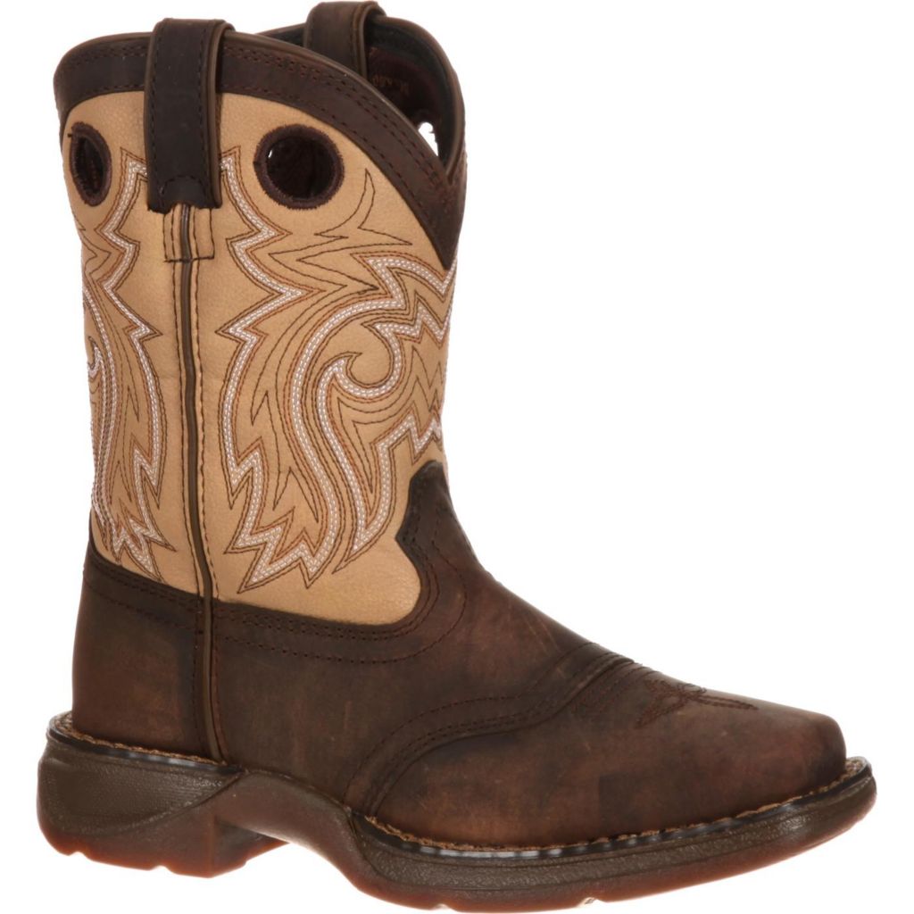 LIL/' DURANGO® Big Kid Camo Saddle Western Boot